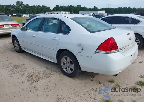 2014 Chevrolet Impala Limited Ls из США, поврежденный, VIN 2G1WA5E31E1171755